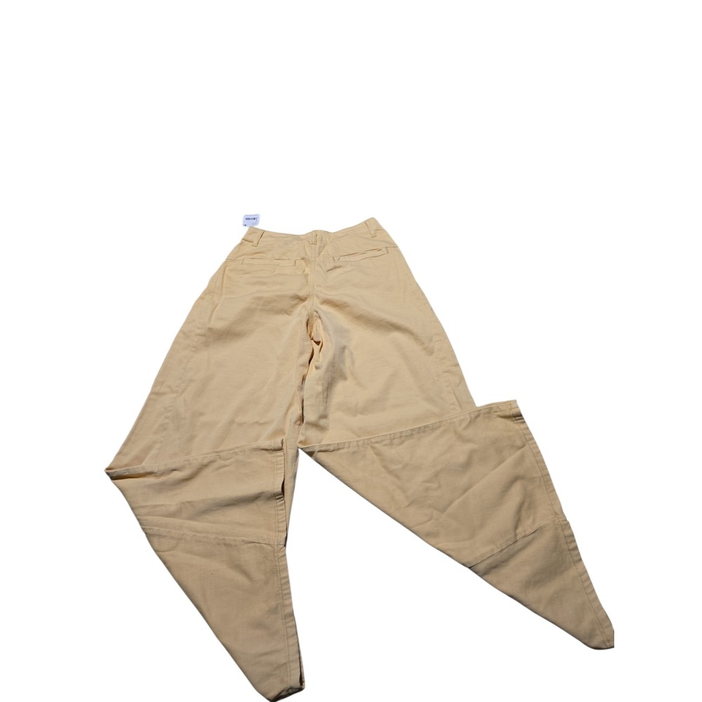 Free People Light As Spring Wide Leg Pleated Pants Straw High Rise Size 2 NEW - Picture 14 of 15